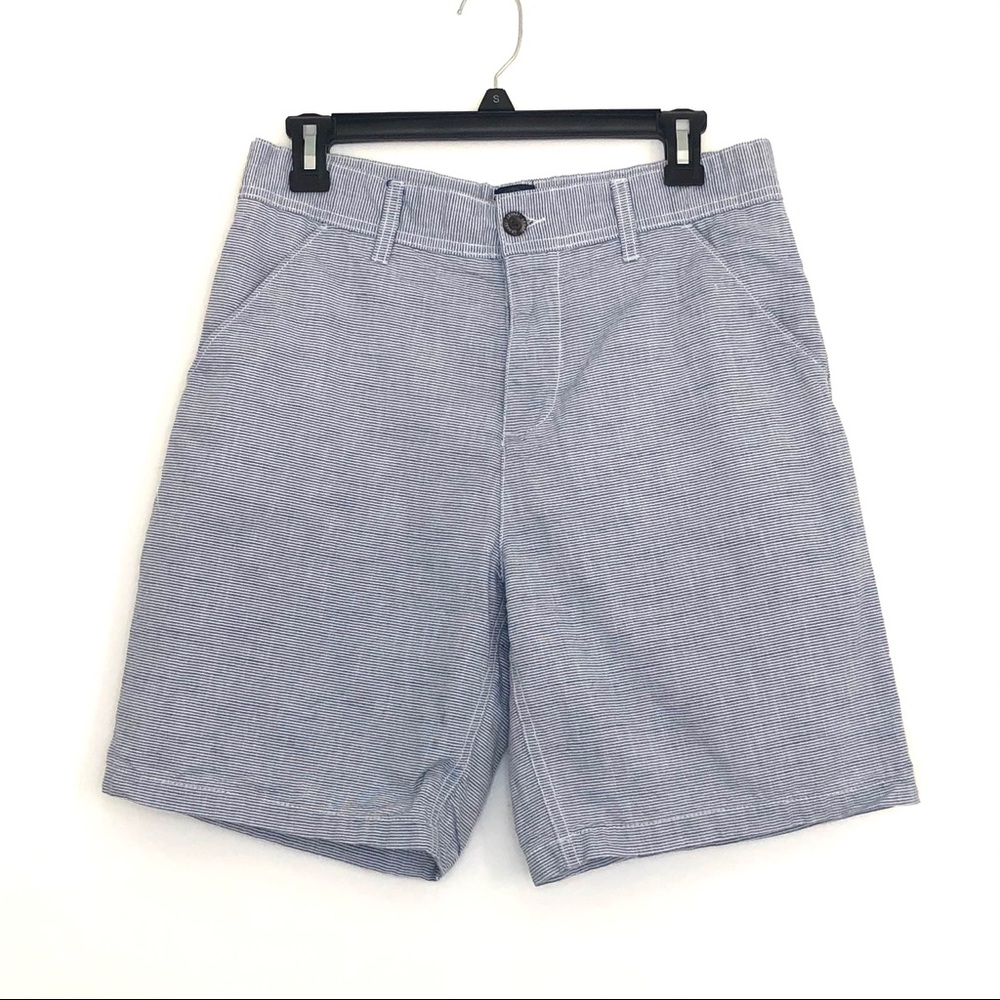 J. Khaki Boys Shorts Blue and White Stripe Size 20